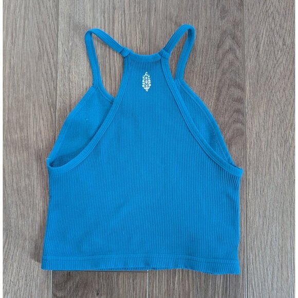 NEW! FP Movement | Happiness Runs Crop Tank In Blue Teal (XS/S) - Picture 7 of 11
